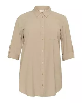 Блузка KAFFE CURVE Nana, бежевый