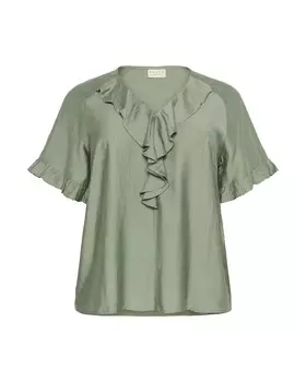 Блузка KAFFE CURVE, зеленый