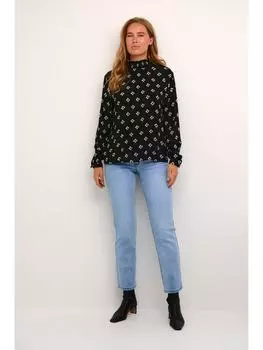 Блузка Kaffe, цвет black small flower print
