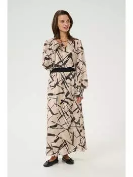 Блузка Kaffe, цвет feather gray/black graphic