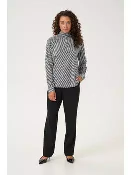 Блузка Kaffe, цвет grey_celestialblue wavy print