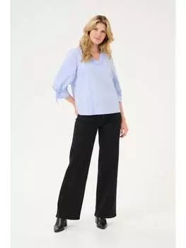 Блузка Kaffe, цвет light blue pin stripe