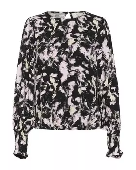 Блузка Kaffe KA Lura, черный