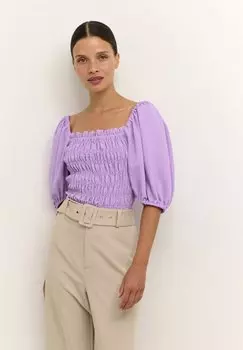 Блузка Kaffe Kabeth, сиреневый
