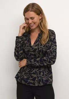 Блузка Kaffe KAELSE, цвет brindle midnight print