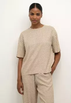 Блузка Kaffe Kafelipa, черный/серый