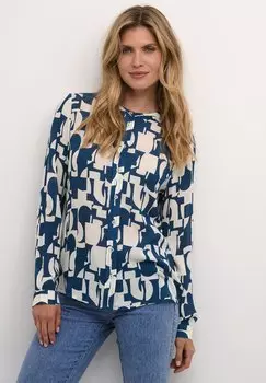 Блузка Kaffe Kajaden Amber, синий