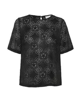 Блузка Kaffe Raula, черный