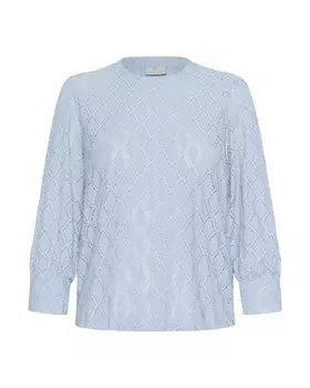 Блузка Kaffe Tio, светло-синий