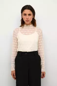 Блузка Karen By Simonsen Kirstine, белый