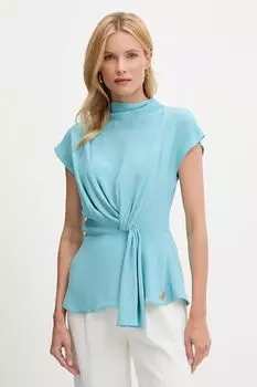 Блузка Karl Lagerfeld, бирюзовый
