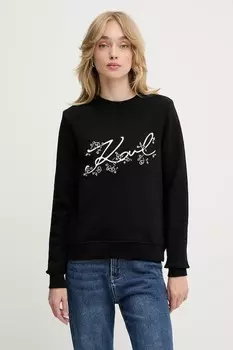 Блузка Karl Lagerfeld, черный