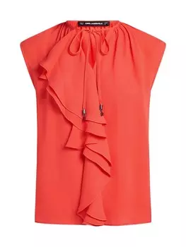 Блузка Karl Lagerfeld, цвет Orange red
