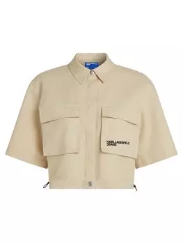 Блузка KARL LAGERFELD JEANS, бежевый