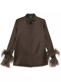 Блузка Katherine Gianluca Capannolo, коричневый