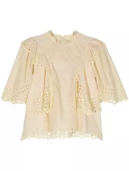 Блузка Katia с английской вышивкой MARANT TOILE, желтый