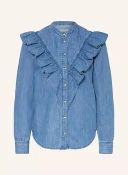 Блузка Катя в джинсовом стиле Pepe Jeans, синий