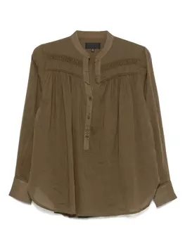 Блузка Клэри Nili Lotan, зеленый