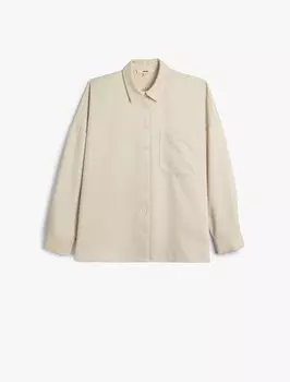 Блузка Koton, бежевый