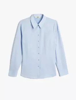 Блузка Koton, небесно-синий