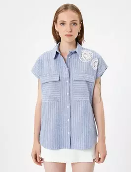 Блузка Koton, синий