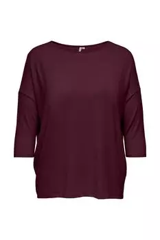 Блузка Л-50/52 Only Carmakoma, бордовый