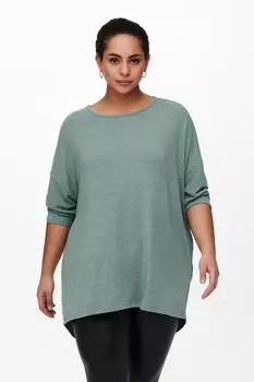 Блузка Л-50/52 Only Carmakoma, зеленый