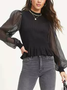 Блузка LA Angels, черный