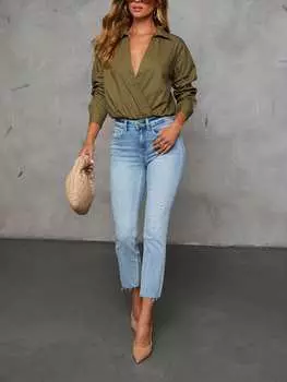 Блузка LA Angels, хаки