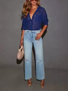 Блузка LA Angels, темно-синий