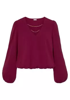 Блузка LASCANA Blouse, цвет plum