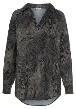 Блузка LASCANA, серый
