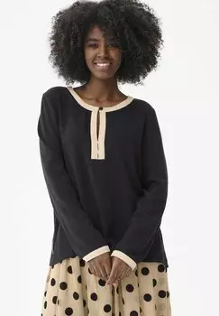 Блузка LASHA blue shadow, цвет black