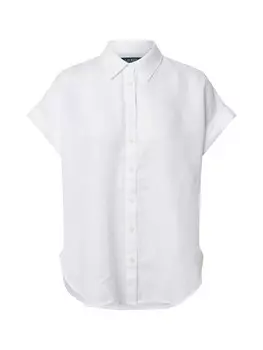 Блузка Lauren Ralph Lauren BROONO-SHORT SLEEVE-SHIRT, белый