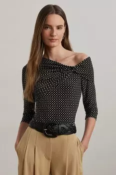 Блузка Lauren Ralph Lauren, черный