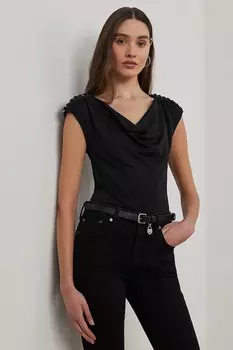 Блузка Lauren Ralph Lauren, черный
