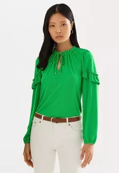Блузка Lauren Ralph Lauren DARRY LONG SLEEVE, цвет green topaz