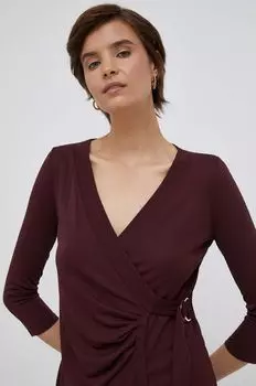 Блузка Lauren Ralph Lauren, фиолетовый