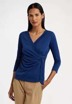 Блузка Lauren Ralph Lauren JAINAB MID SLEEVE, цвет indigo sail