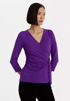 Блузка Lauren Ralph Lauren JAINAB MID SLEEVE, цвет purple agate