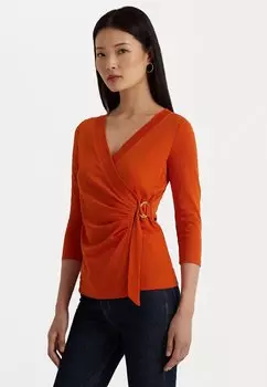 Блузка Lauren Ralph Lauren JAINAB MID SLEEVE, цвет harvest orange