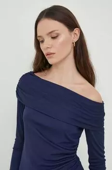 Блузка Lauren Ralph Lauren, темно-синий