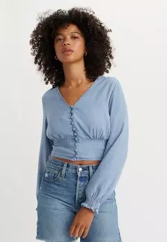 Блузка Levi's TAMARA BLOUSE, модная, цвет hip to be square