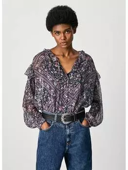 Блузка Lexy Pepe Jeans, цвет lila/bunt