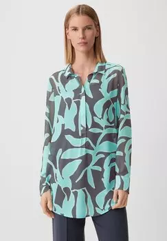 Блузка LONG comma, цвет tiefblau