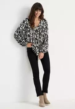 Блузка LONG SLEEVED Cellbes Of Sweden, цвет black patterned