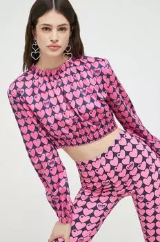 Блузка Love Moschino, розовый