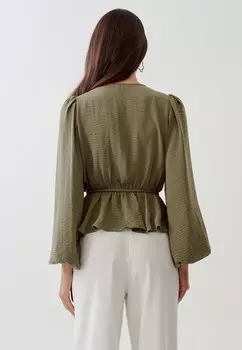 Блузка Macy TUSSAH, оливковый