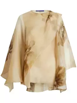 Блузка Mallorie Ralph Lauren Collection, нейтральный