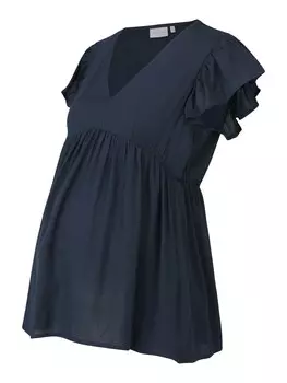 Блузка MAMALICIOUS Pinar, морской синий